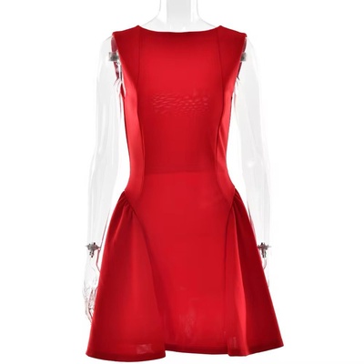 Jasmine Dress Red (Small)