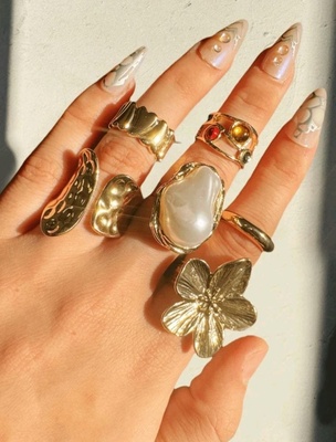 Paloma 6-piece Ring Set