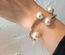 Gold pearl bracelet