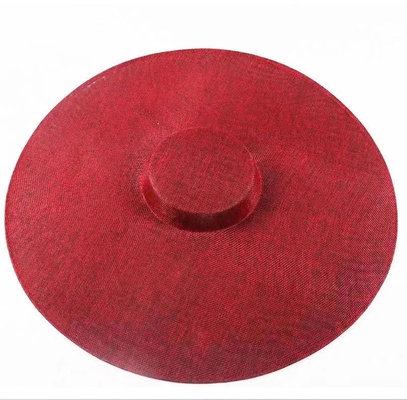 Royal Ascot Wide Brim Fascinator (Red)