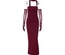 Christine Dress Wine Red (Large)