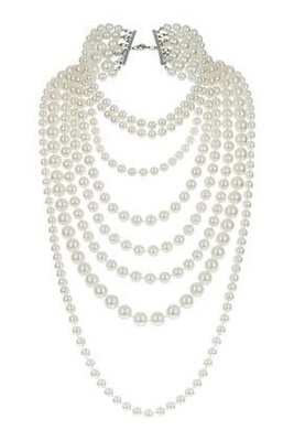 Top Tier Pearl Necklace White