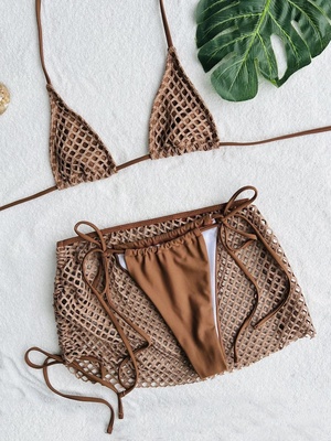 Claire Bikini Set Brown