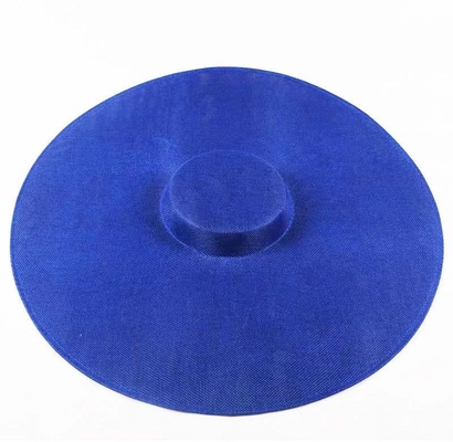 Royal Ascot Wide Brim Fascinator (Blue)