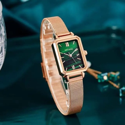 Jade green watch