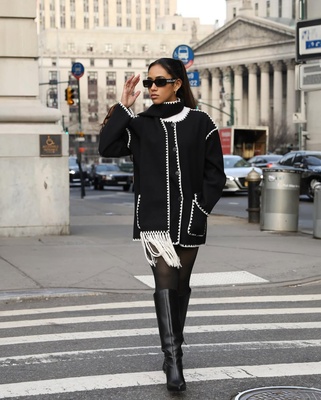 Sophia Coat Black (Small)