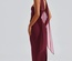 Christine Dress Wine Red