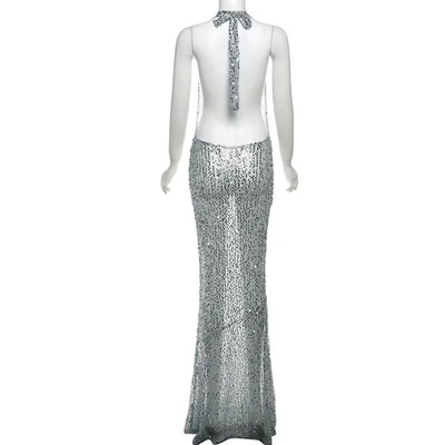 Selah Maxi Halter Dress