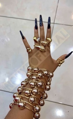 Gold Ball Bracelet (A Set of 4)