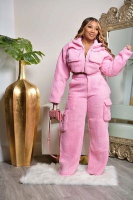 Beverly Fleece Set Pink