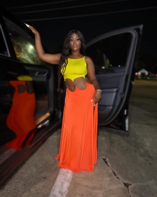 Fiji Dress Orange